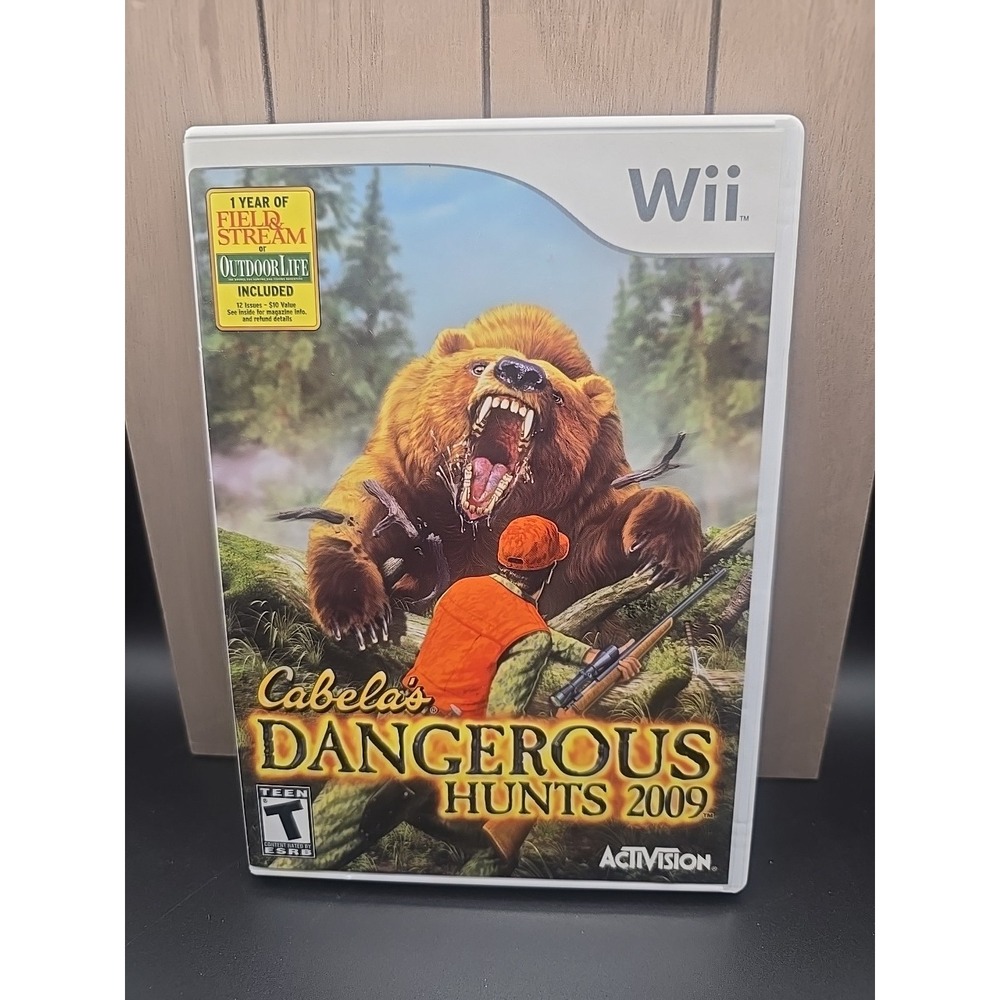 Cabela's Dangerous Hunts 2009 — Complete w/ Manual (Nintendo Wii, 2008)